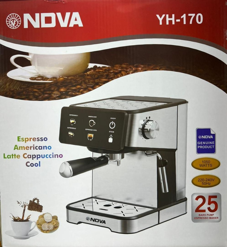 اسپرسو ساز ندوا مدل YH-170 نیمه صنعتی ۲۵ بار
