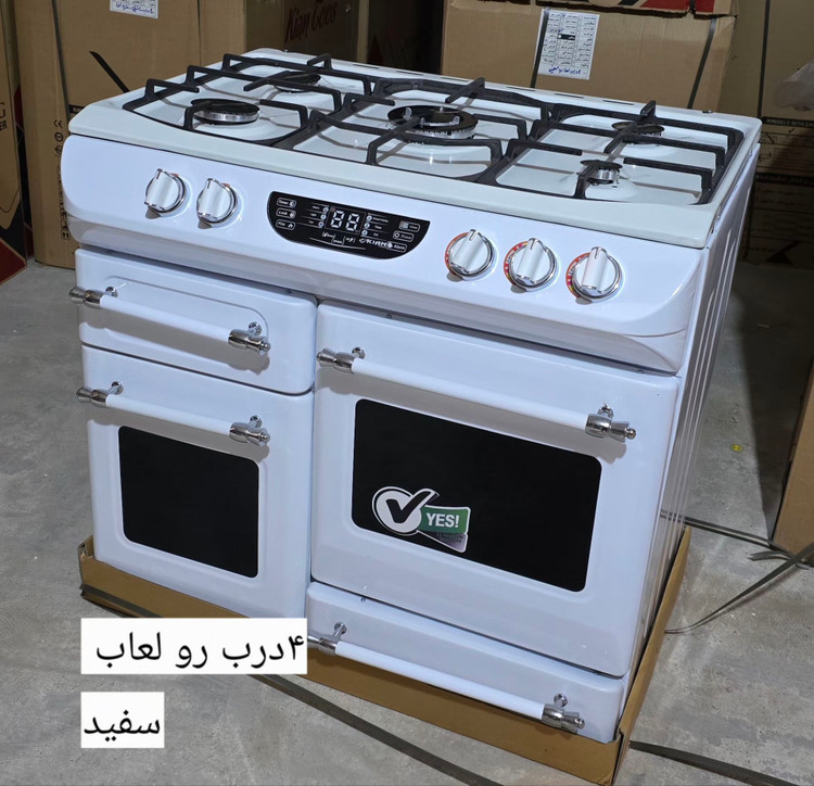 اجاق گاز طرح فر برند کیان مدل 4درب رو استیل اجاق گاز طرح فر برند کیان مدل 4درب رو استیل