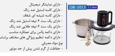خردکن برند دانمور مدلDR1013