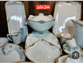 سرویس غذا خوری چینی پردیس مدل طرح برلین 105پارچه 12نفره