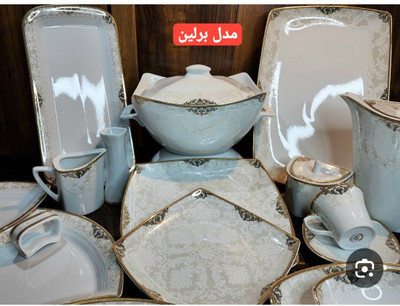 سرویس غذا خوری چینی پردیس مدل طرح برلین 105پارچه 12نفره