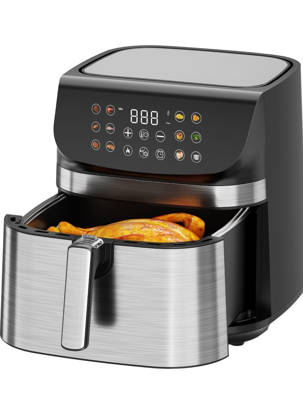 سرخ کن رژیمی برلیانت مدل 2200 سبد جداشونده دو المنت داخل استیل 8.8 لیتری