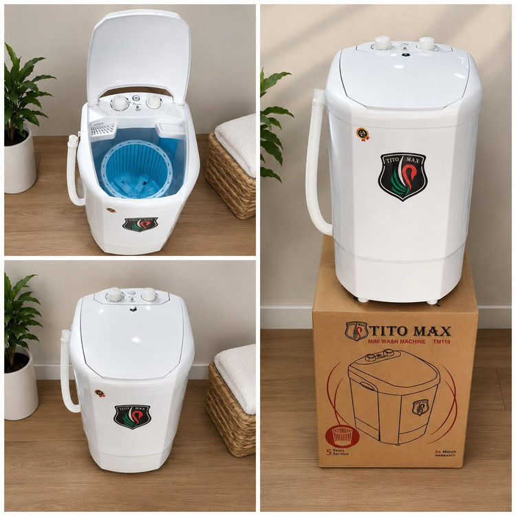 مینی واش تیتو مکس مدل TM106 ظرفیت ۳ کیلوگرم